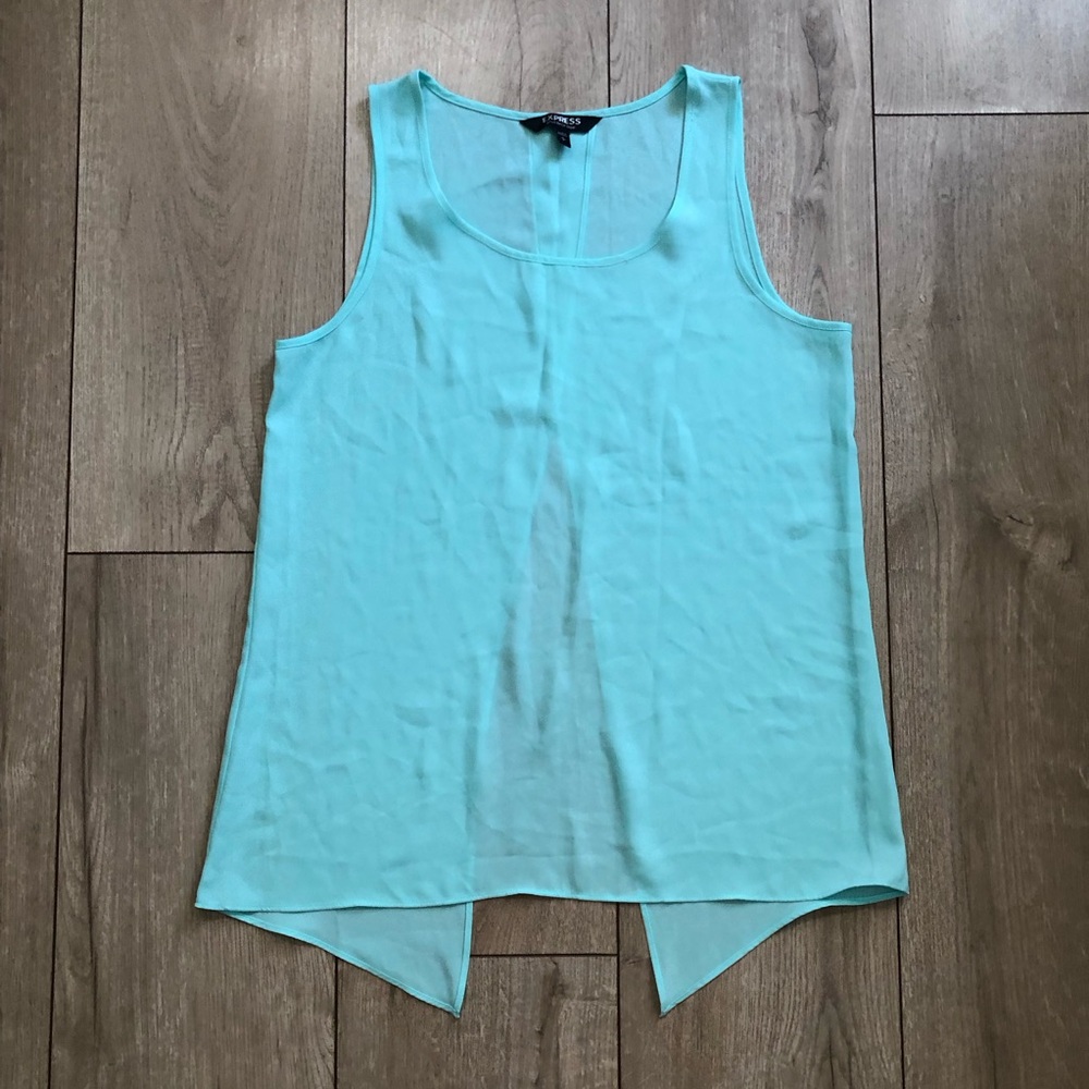 Express Split Back Tank Blouse